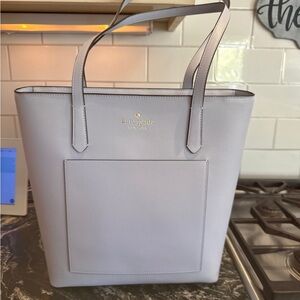 kate spade Light Lavender Saffiano Pocket Tote